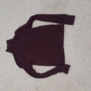 Me to We burgundy cowl neck sweater